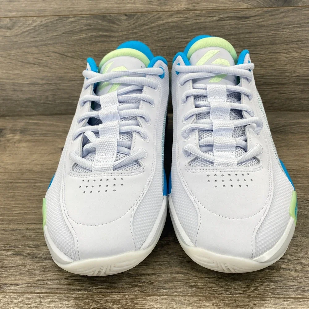 Jordan Luka .77 Basketball Shoes Men's Size US 10.5 White Blue Volt Green HF0806